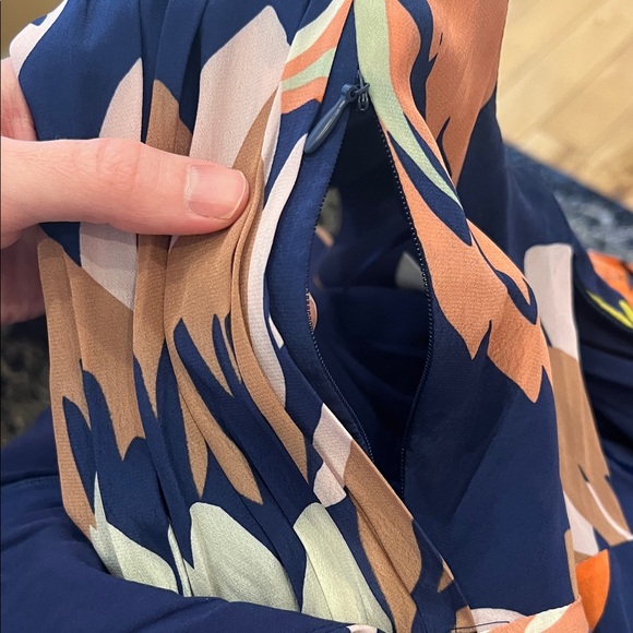 Seraphine Multicolor Floral Maxi Maternity & Nursing Dress - Picture 2 of 2